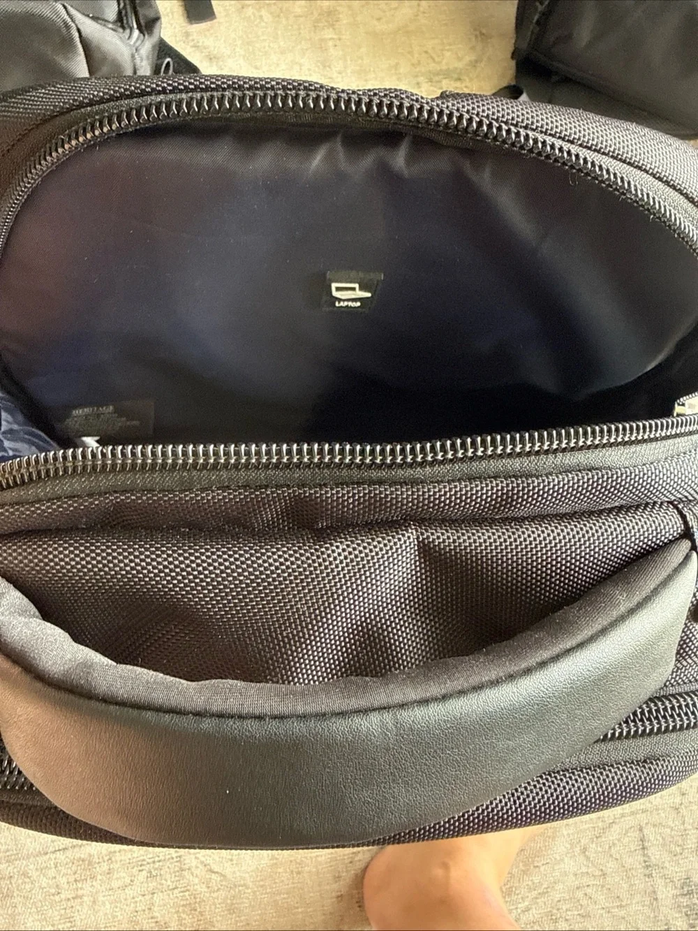Heritage Black Men's Tech Laptop Backpack